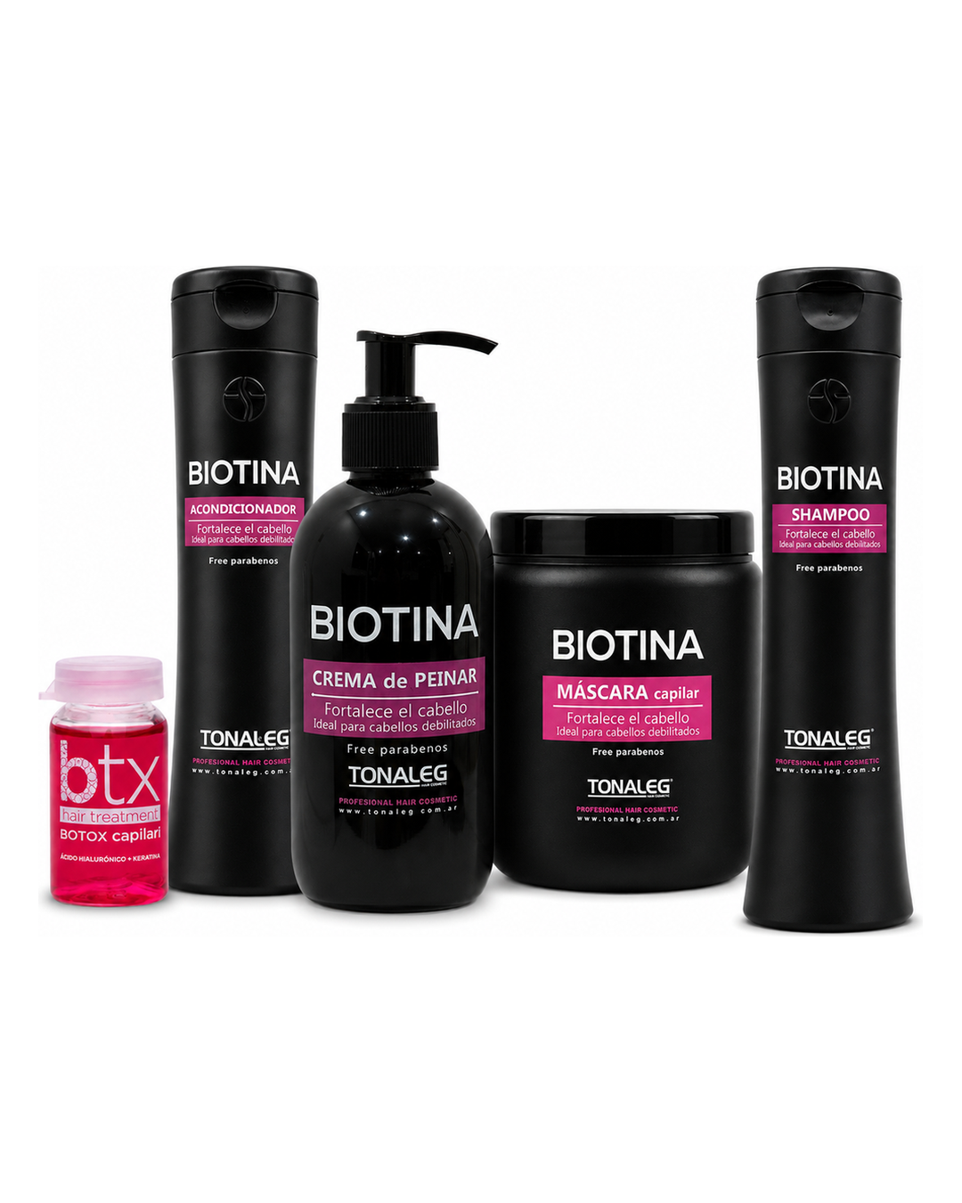 Línea Biotina completa